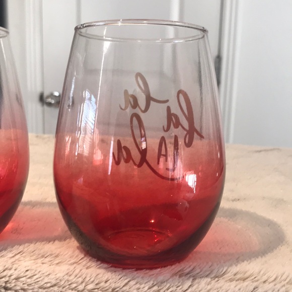 SLANT COLLECTION set of 4 (20 oz bottom red)๐ท ๐ - Picture 4 of 5